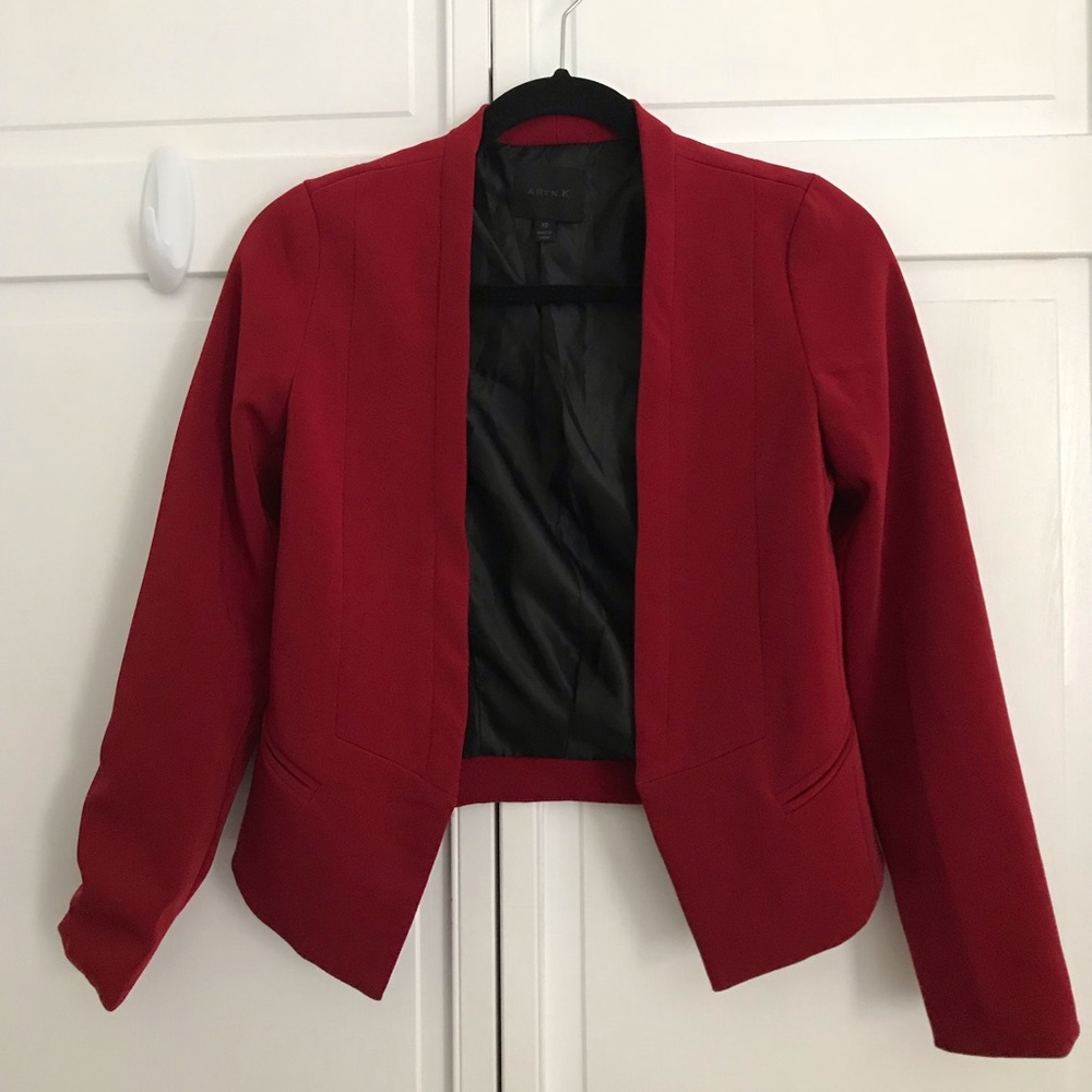 Aryn K Red Blazer